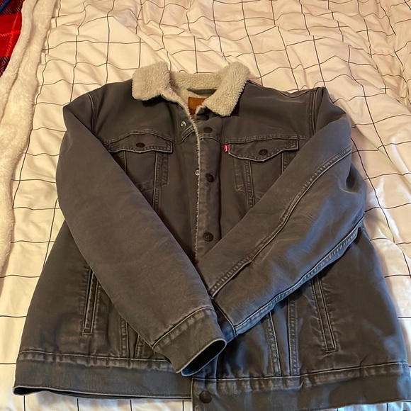 Levi's Other - Vintage Relaxed Fit Levi Trucker Jacket Sherpa. Worn once.